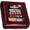 Tarpco Safety Heavy Duty Tarp, 18 ft x 24 ft, 14 Mil, Maroon, Polyethylene, Waterproof, Rip and Tear Proof TS-107-18X24 - alternate 1